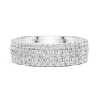 3.18 CTW Princess & Round Lab Diamond VVS Eternity Band