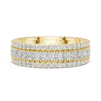 3.18 CTW Princess & Round Lab Diamond VVS Eternity Band