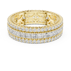 3.18 CTW Princess & Round Lab Diamond VVS Eternity Band