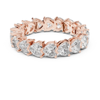 Heart Lab Grown Diamond VVS Eternity Band 4.86 CTW