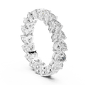 Heart Lab Grown Diamond VVS Eternity Band 4.86 CTW