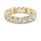Heart Lab Grown Diamond VVS Eternity Band 4.86 CTW