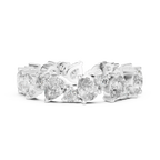 Pear & Round Moissanite Eternity Band 2.22 CTW