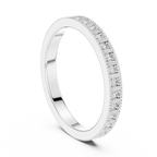 0.32 CTW 14K Gold Unique Moissanite Diamond Eternity Ring