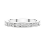 0.32 CTW 14K Gold Unique Moissanite Diamond Eternity Ring