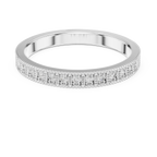 0.32 CTW 14K Gold Unique Moissanite Diamond Eternity Ring