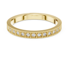 0.32 CTW 14K Gold Unique Moissanite Diamond Eternity Ring
