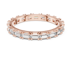 18K Gold Baguette Lab Diamond Handcrafted Eternity Band 1.25 CTW