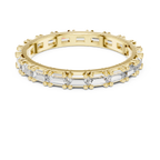 18K Gold Baguette Lab Diamond Handcrafted Eternity Band 1.25 CTW