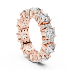 5.40 CTW Multi-Stone D Color Lab Diamond Eternity Band