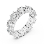 5.40 CTW Multi-Stone D Color Lab Diamond Eternity Band