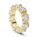5.40 CTW Multi-Stone D Color Lab Diamond Eternity Band