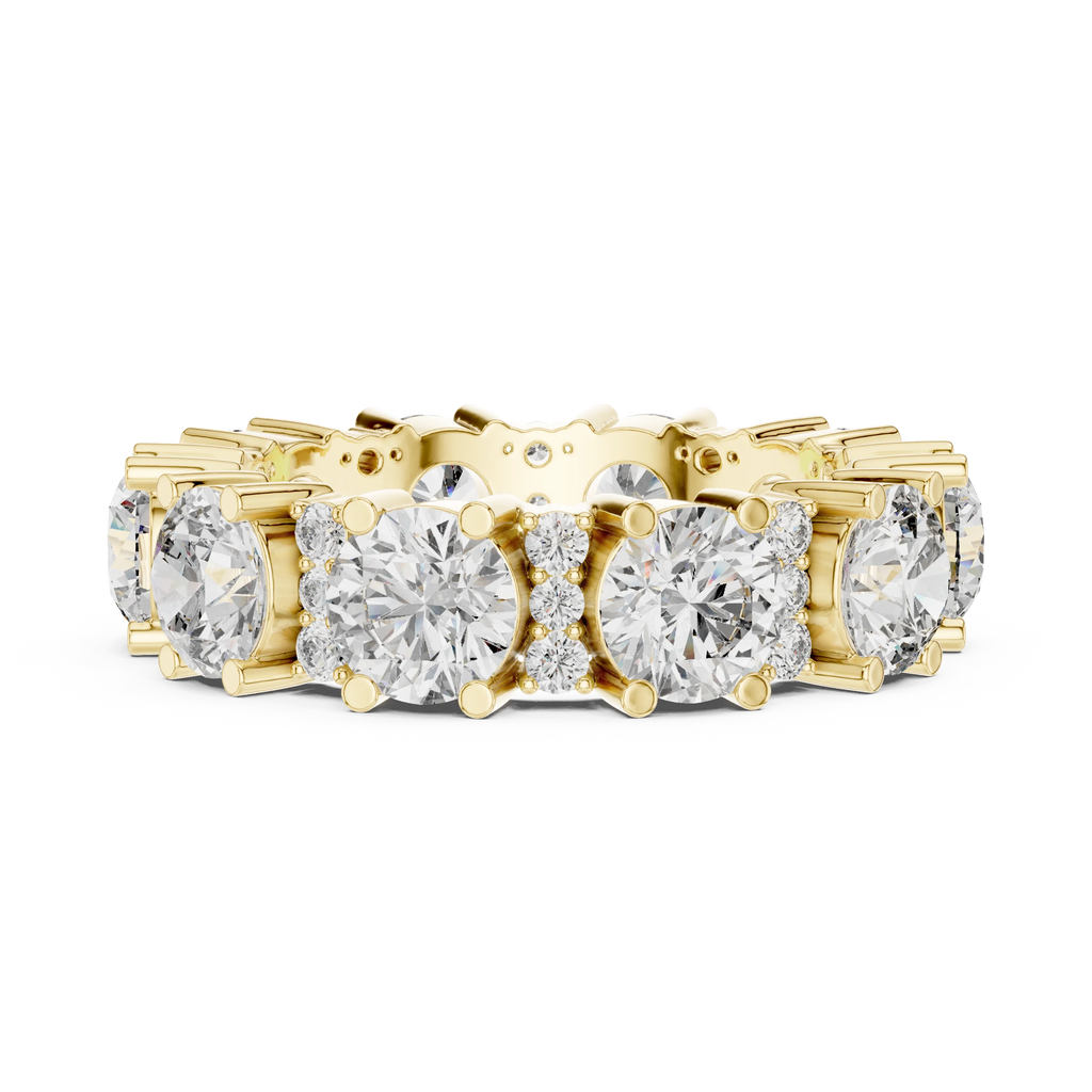5.40 CTW Multi-Stone D Color Lab Diamond Eternity Band