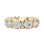 5.40 CTW Multi-Stone D Color Lab Diamond Eternity Band