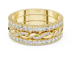 1.41 CTW Twisted 925 Silver VVS1 Moissanite Diamond Eternity Ring