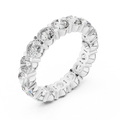 10K Gold Round Moissanite Eternity Band 4.80 CTW