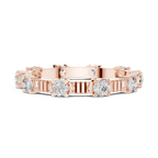 Moissanite Round Eternity Band 0.65 CTW Brilliant Cut