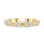 Moissanite Round Eternity Band 0.65 CTW Brilliant Cut