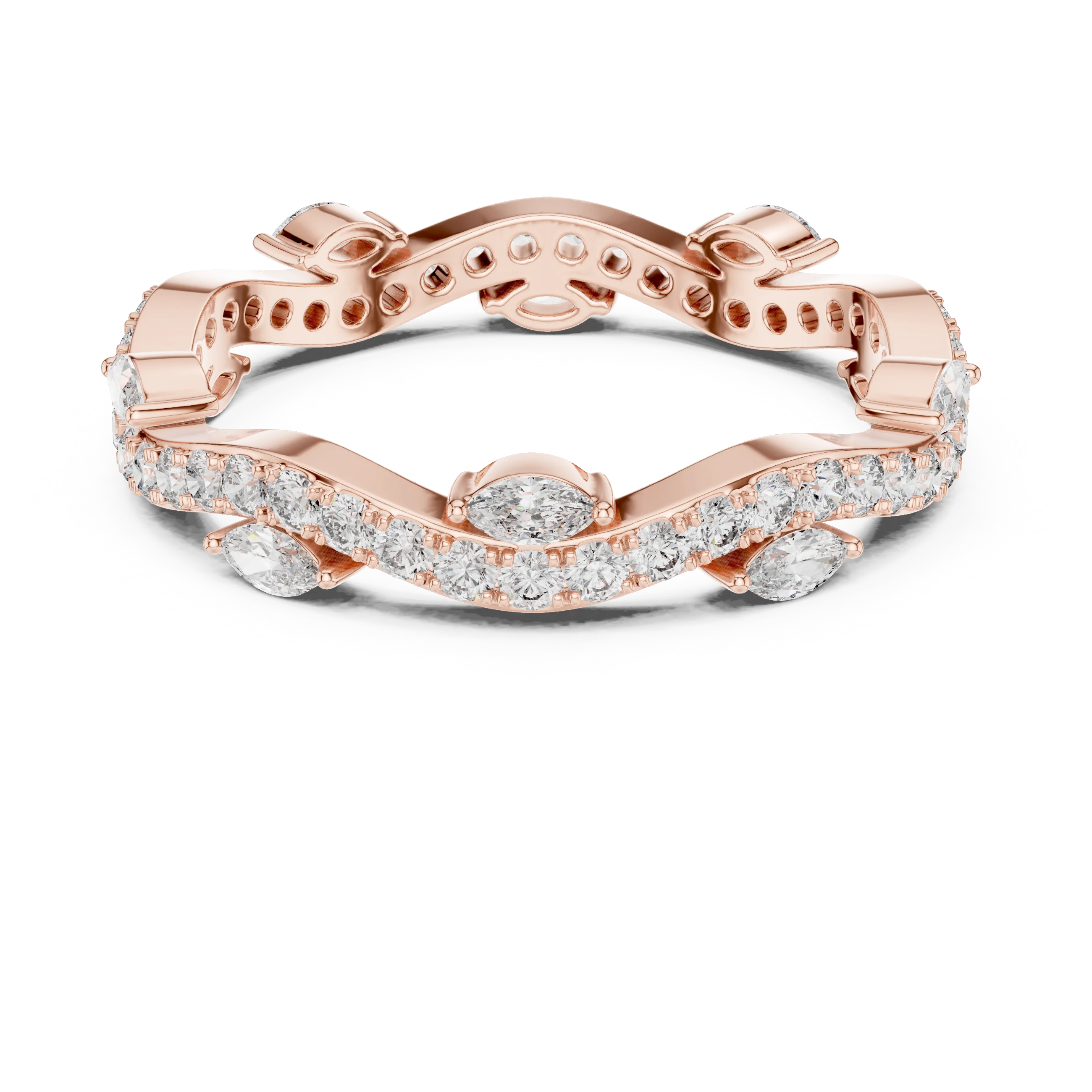 14K Gold Oval Lab Diamond Handcrafted Engagement Ring 0.67 CT