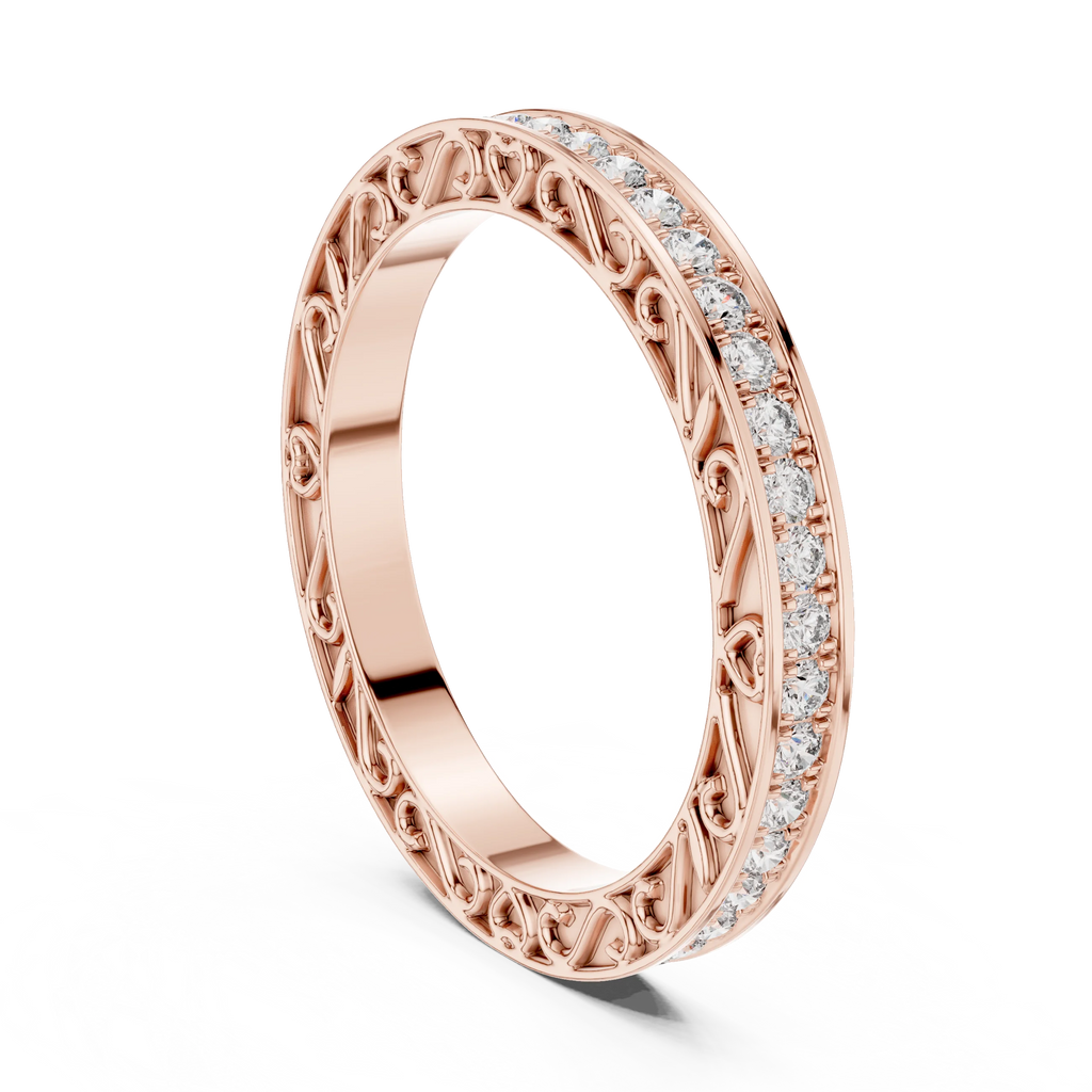 Designer Round Lab Grown Diamond Eternity Band 0.50 CTW