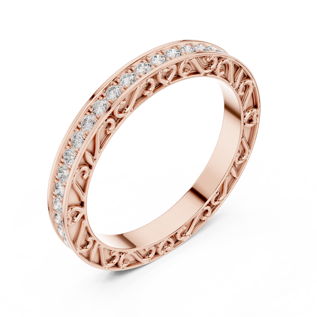 Designer Round Lab Grown Diamond Eternity Band 0.50 CTW