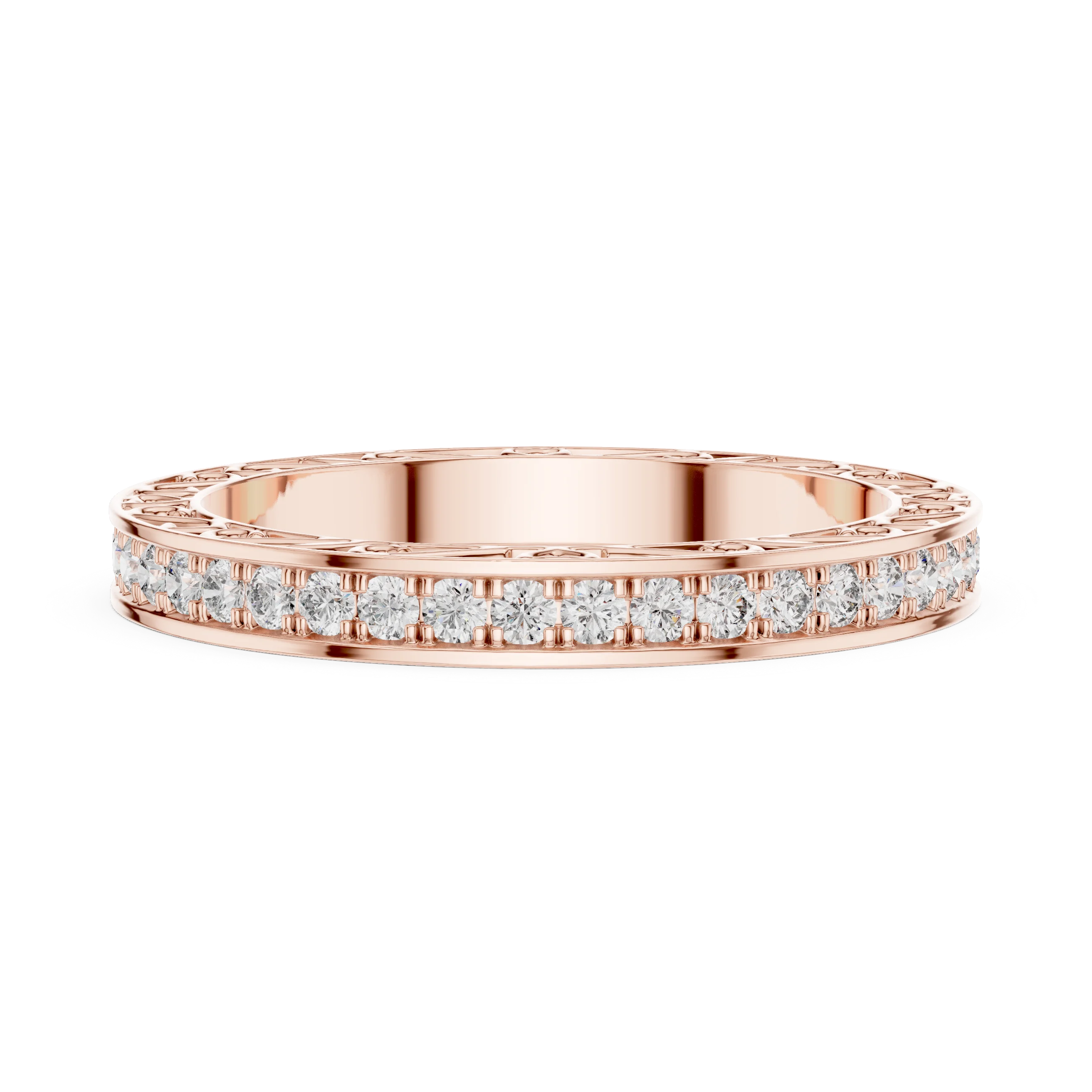 Designer Round Lab Grown Diamond Eternity Band 0.50 CTW