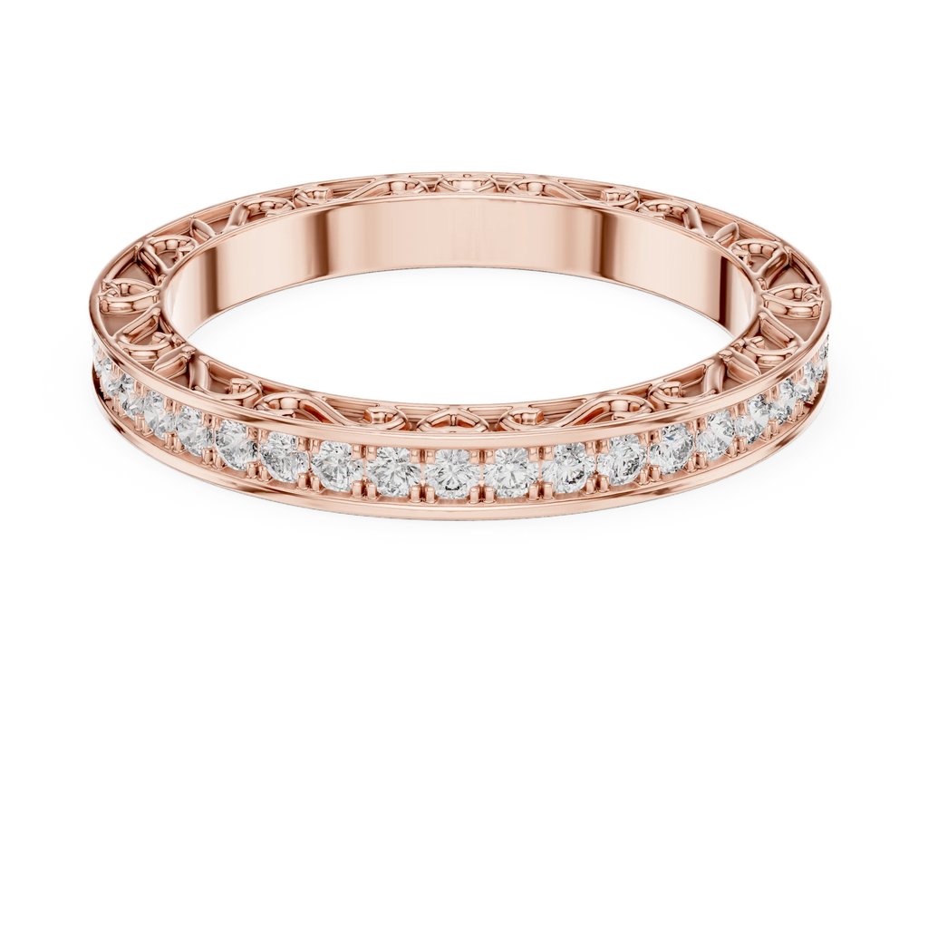 Designer Round Lab Grown Diamond Eternity Band 0.50 CTW
