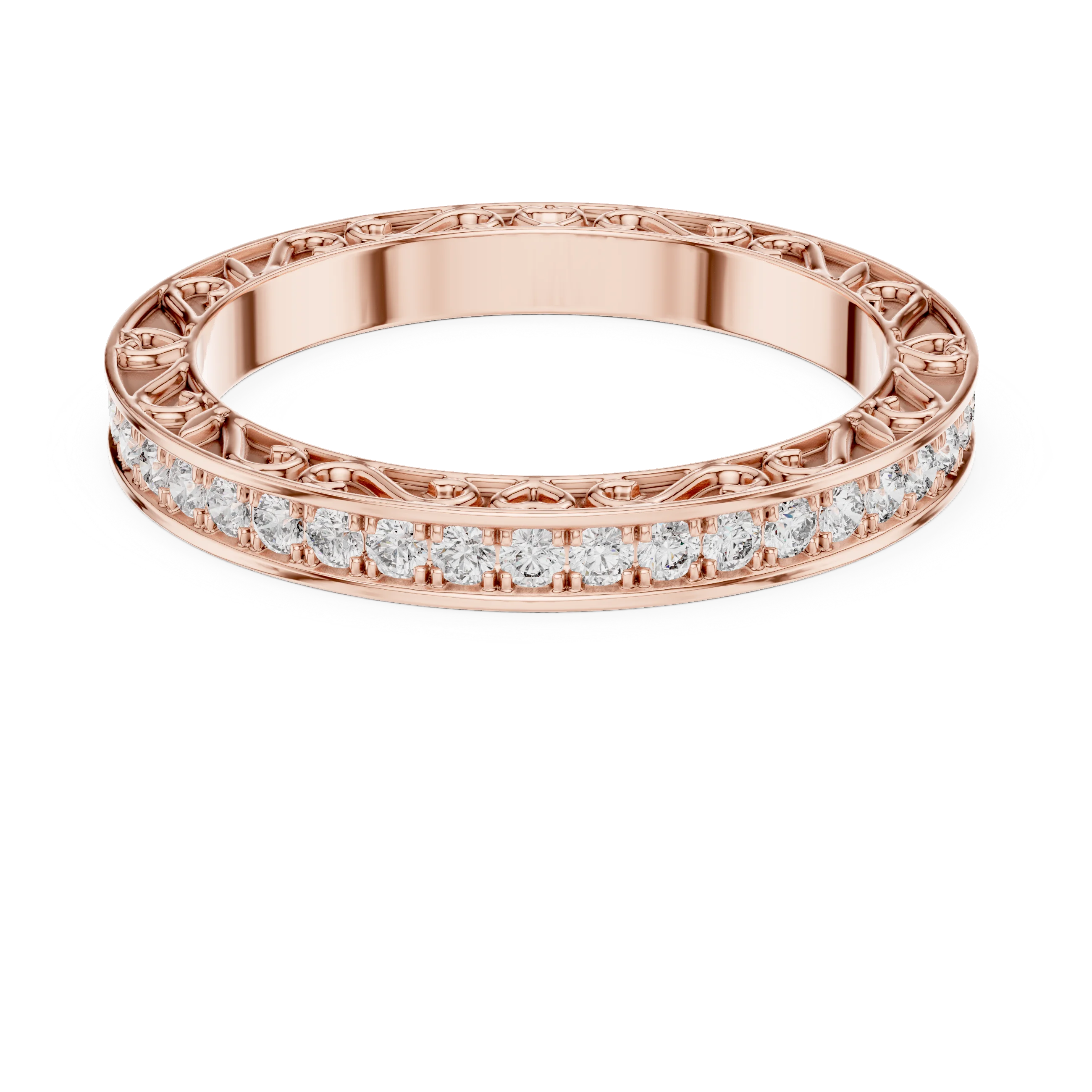 Designer Round Lab Grown Diamond Eternity Band 0.50 CTW