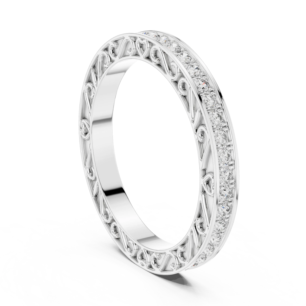 Designer Round Lab Grown Diamond Eternity Band 0.50 CTW