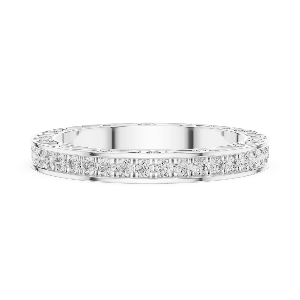 Designer Round Lab Grown Diamond Eternity Band 0.50 CTW