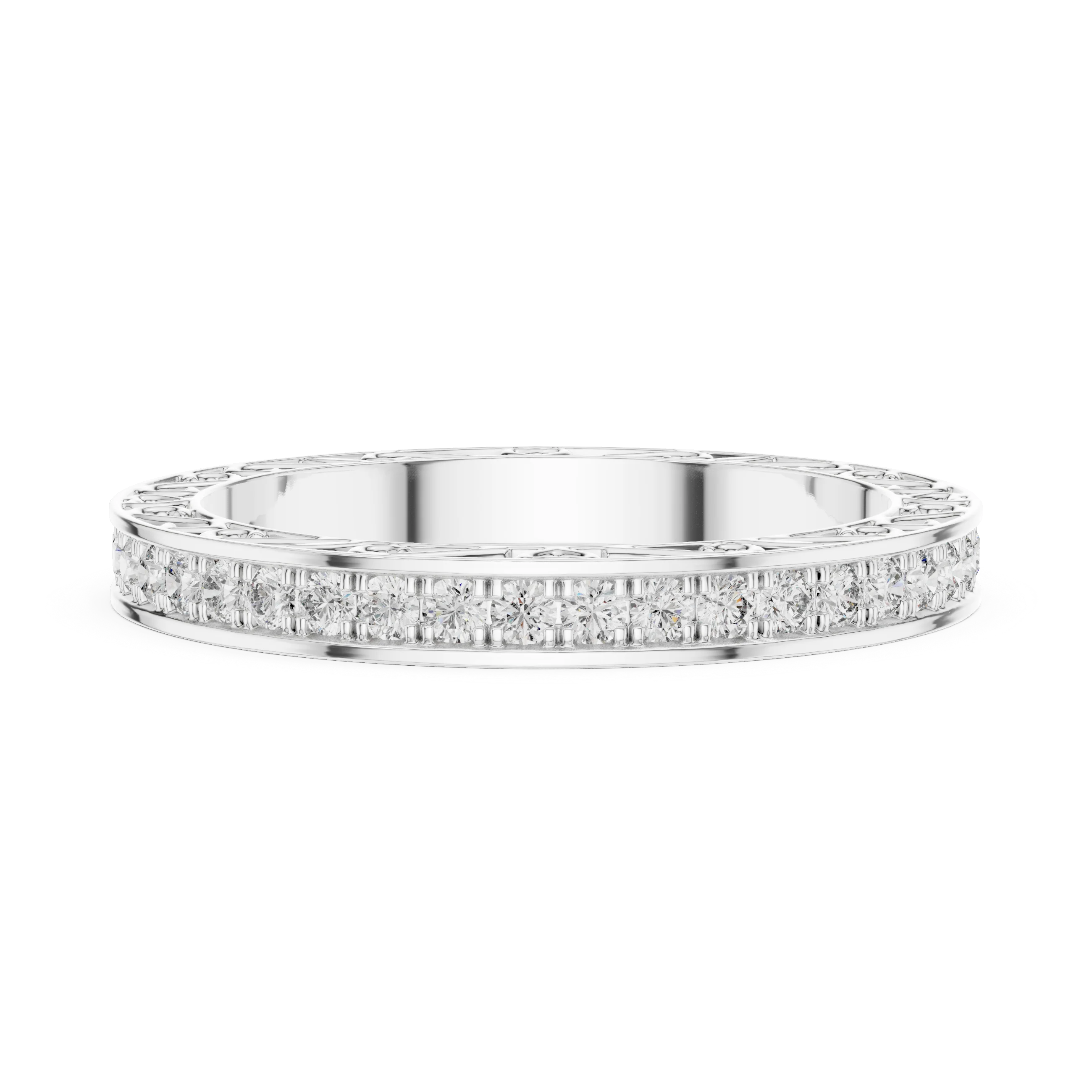 Designer Round Lab Grown Diamond Eternity Band 0.50 CTW