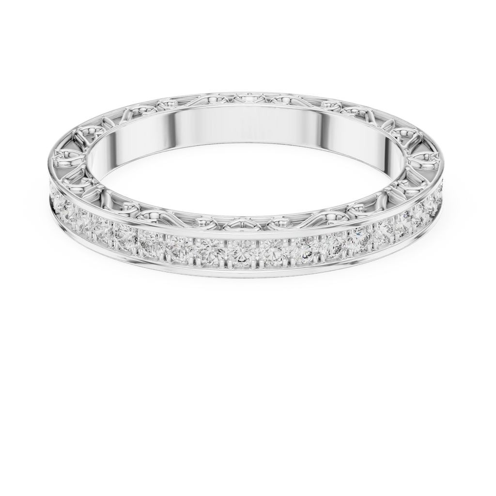 Designer Round Lab Grown Diamond Eternity Band 0.50 CTW