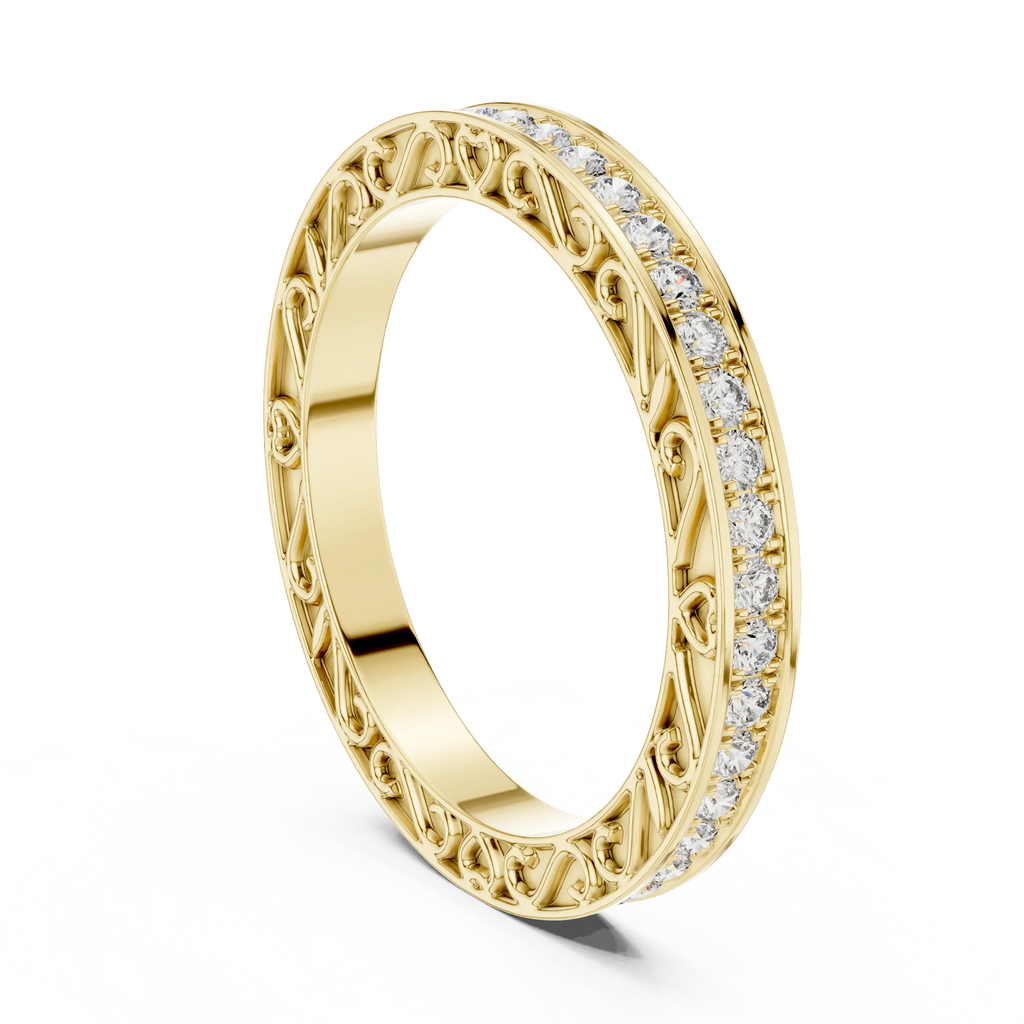 Designer Round Lab Grown Diamond Eternity Band 0.50 CTW