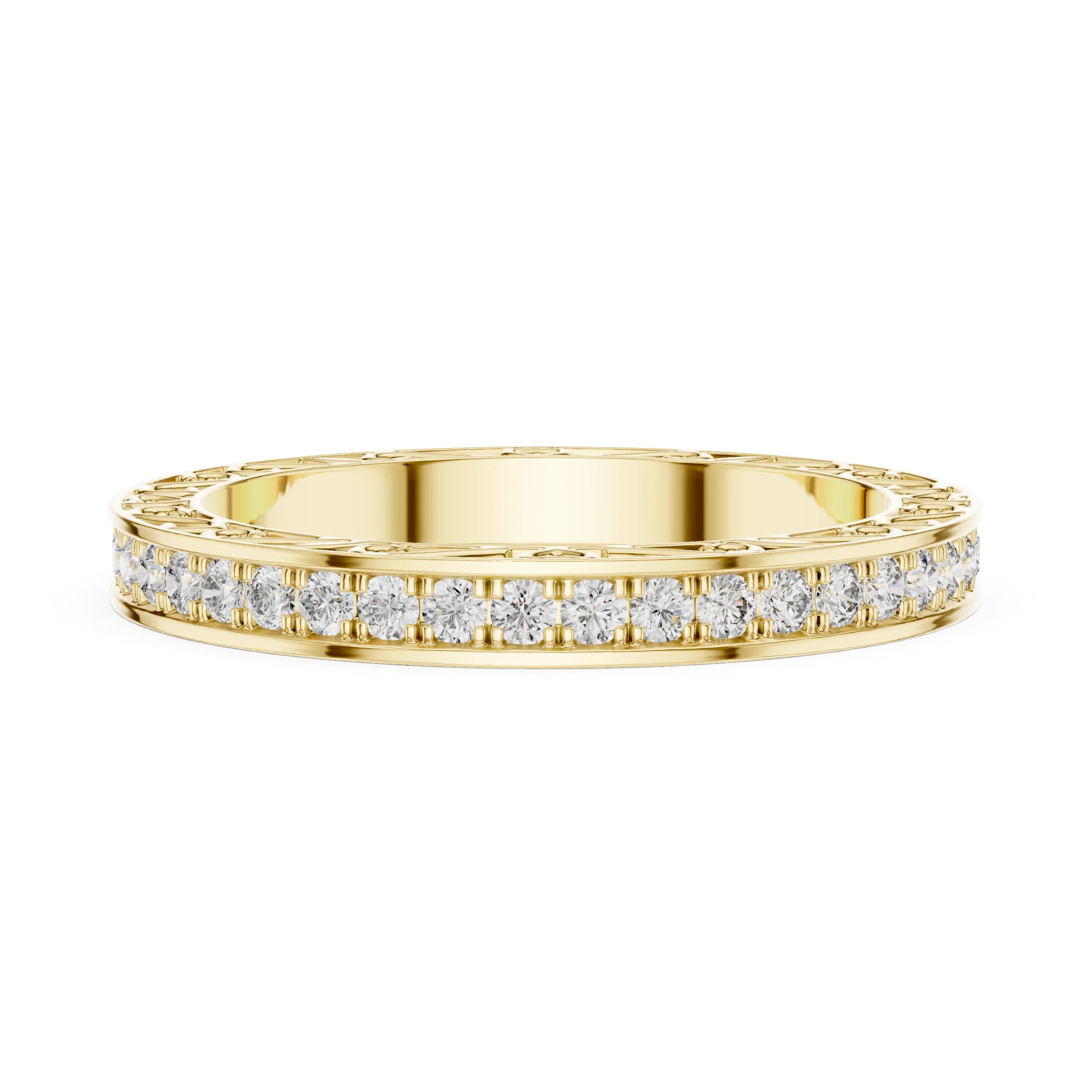 Designer Round Lab Grown Diamond Eternity Band 0.50 CTW