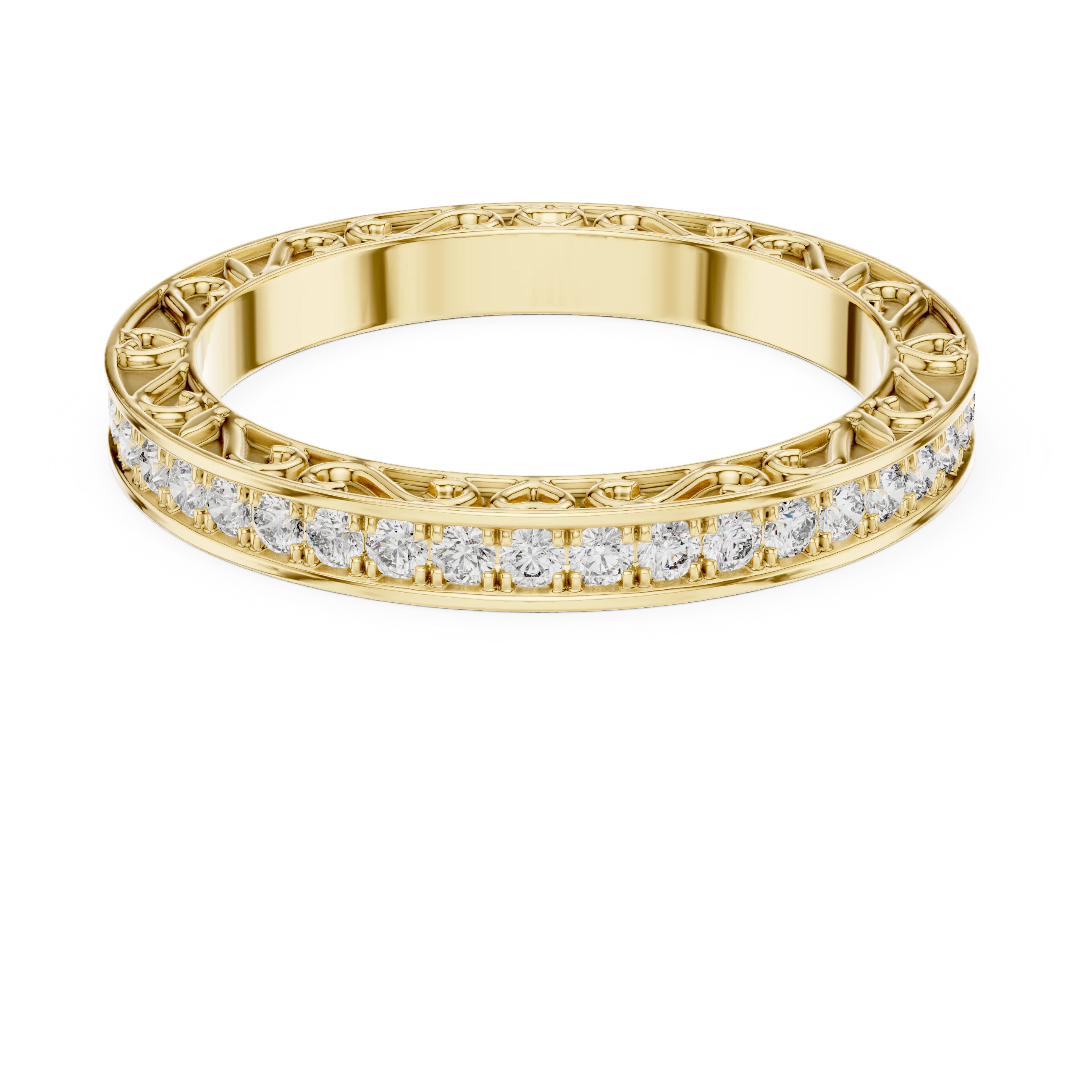 Designer Round Lab Grown Diamond Eternity Band 0.50 CTW