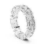4.19 CTTW Multi-Shape Lab Diamond VVS 10K Gold Eternity Band