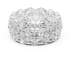 3.28 CT Shared Prong Oval Moissanite Engagement Ring