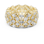 3.28 CT Shared Prong Oval Moissanite Engagement Ring