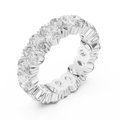 14K Gold Round Lab Diamond Eternity Band