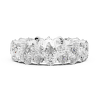 14K Gold Round Lab Diamond Eternity Band