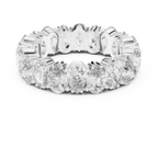 14K Gold Round Lab Diamond Eternity Band