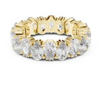 14K Gold Round Lab Diamond Eternity Band