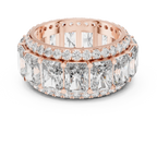 14K White Gold Round VVS1 Moissanite Ring 12.51 CT