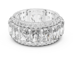 14K White Gold Round VVS1 Moissanite Ring 12.51 CT