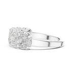14K Gold Marquise Lab Diamond Anniversary Ring 1.20 CTW