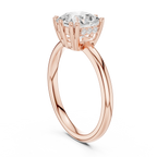 14K Yellow Gold 2.06 CTW Asscher Cut Moissanite Hidden Halo Engagement Diamond Ring