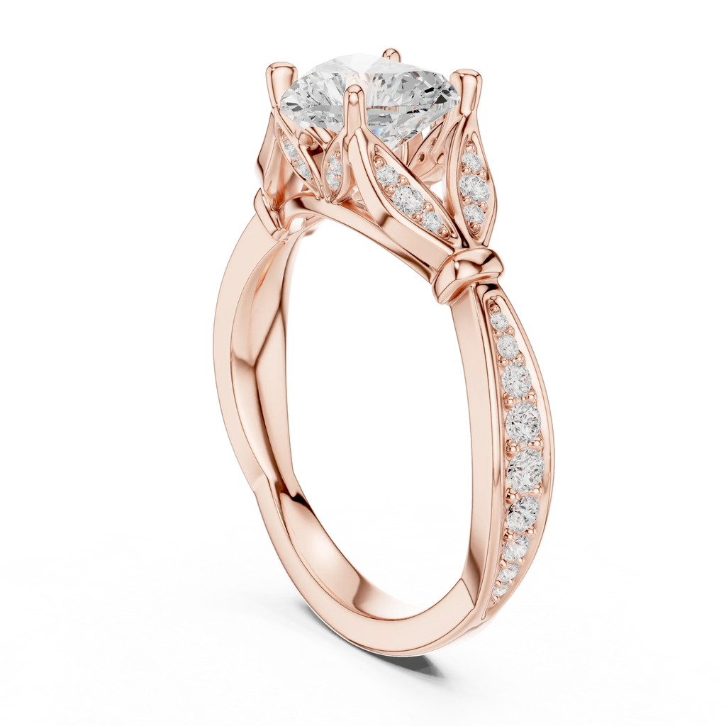 1.81 CT VVS1 D Color Heart Cut Diamond White Gold Engagement Ring