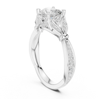 1.81 CT VVS1 D Color Heart Cut Diamond White Gold Engagement Ring