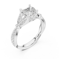 1.81 CT VVS1 D Color Heart Cut Diamond White Gold Engagement Ring