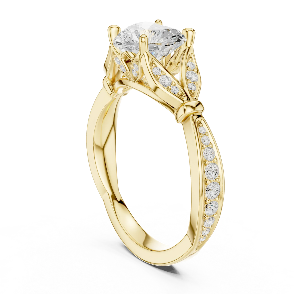 1.81 CT VVS1 D Color Heart Cut Diamond White Gold Engagement Ring